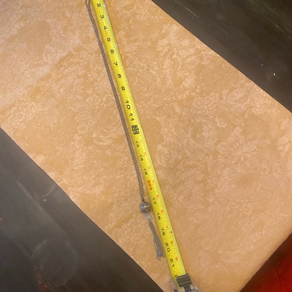 Silpada silver tassel necklace with smoky and clear quartz stones. - Picture 4 of 7